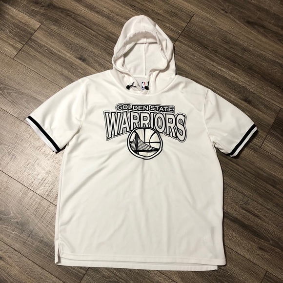 warriors short sleeve hoodie